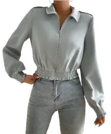 shein-bluza-damska-zielona-na-zamek-casual-36-lls