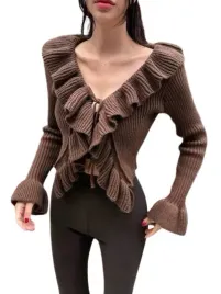 sweter-damski-brazowy-wiazany-z-falbana-xl-loh