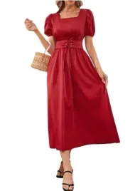 shein-czerwona-gladka-sukienka-prosta-midi-36-lrq