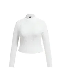 shein-plus-size-bluzka-biala-dlugi-rekaw-48-lou