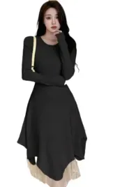 sukienka-dzianinowa-czarna-prosta-casual-l-los