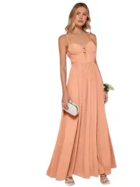 shein-sukienka-damska-pomaranczowa-maxi-40-42-low