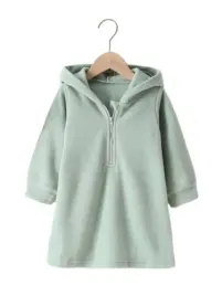 shein-bluza-dziecieca-zielona-polarowa-130-lls