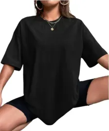 shein-t-shirt-damski-czarny-krotki-rekaw-s-lln