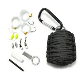 ganzoo-paracord-550-12-czesciowy-zestaw-survivalowy-do-outdooru-czarny