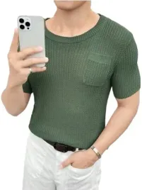shein-t-shirt-haftowany-meski-zielony-m-lln