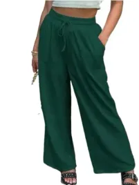 shein-spodnie-damskie-zielone-dlugie-casual-38-lwn