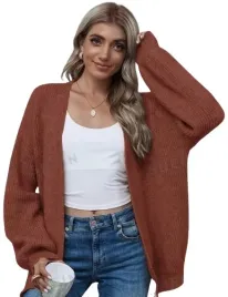 shein-sweter-damski-miedziany-narzutka-38-lln