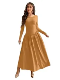 shein-pomaranczowa-sukienka-trapezowa-40-42-lwo