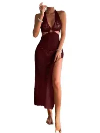 shein-brazowa-damska-tunika-plazowa-midi-40-42-lll