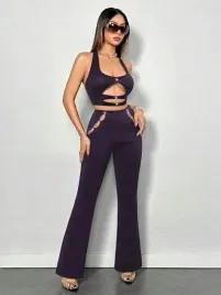 shein-komplet-dwuczesciowy-fioletowy-gladki-38-lwk