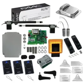 faac-414-alfa-piloty-fotokomorki-xled-zestaw-do-bram-skrzydlowych-868mhz