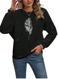 shein-bluza-damska-czarna-klasyczna-wzor-36-llp