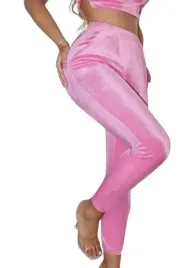 shein-spodnie-damskie-rozowe-marszczenia-36-llo