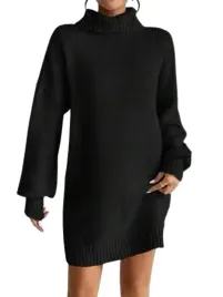 shein-sukienka-mini-czarna-prosta-gladka-36-llq