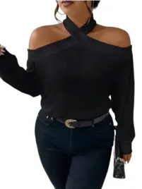 shein-sweter-plus-size-dopasowany-czarny-50-llm