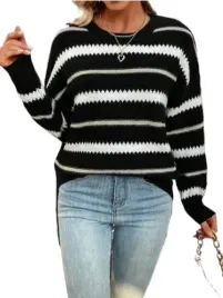 shein-czarny-damski-sweter-w-paski-prosty-36-llr