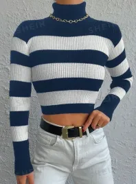 sweter-damski-bialo-niebieski-w-paski-golf-ljr