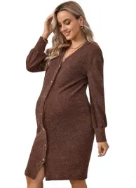 shein-brazowa-sukienka-ciazowa-na-guziki-34-ljh