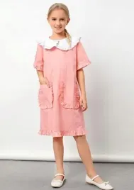 shein-sukienka-na-guziki-dziewczeca-rozowa-160-lfi