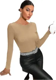 shein-bluzka-dopasowana-brazowa-zdobiona-38-lky