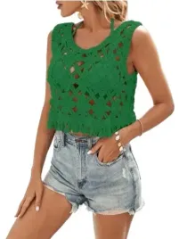 shein-zielony-top-damski-dzianinowy-wiazany-lwh