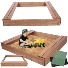piaskownica-impregnowana-140x140-z-laweczkami-agro-plandeka-eko-drewno