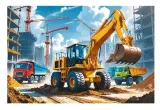 puzzel-60-traktor-koparko-ladowarka-stan-nowy