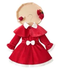 shein-czerwona-sukienka-dziewczeca-74-cm-ljo