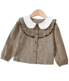 shein-bluzka-dziecieca-brazowa-w-kratke-110cm-lkg