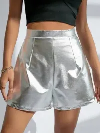 shein-srebrne-damskie-spodenki-krotkie-xs-lkt