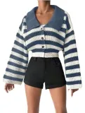sweter-damski-w-paski-zapinany-basic-one-size-lkv