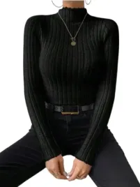shein-sweter-damski-dopasowany-czarny-40-42-lks