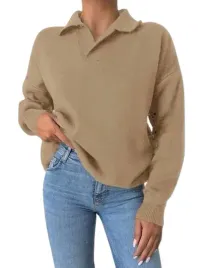 sweter-damski-bezowy-z-kolnierzykiem-gladki-s-ljs