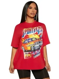 shein-t-shirt-damski-czerwony-z-nadrukiem-l-lha