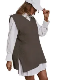 sweter-damski-brazowy-bez-rekawow-casual-s-ljr