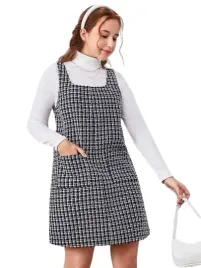 shein-komplet-dziewczecy-sukienka-bluzka-164cm-ljy