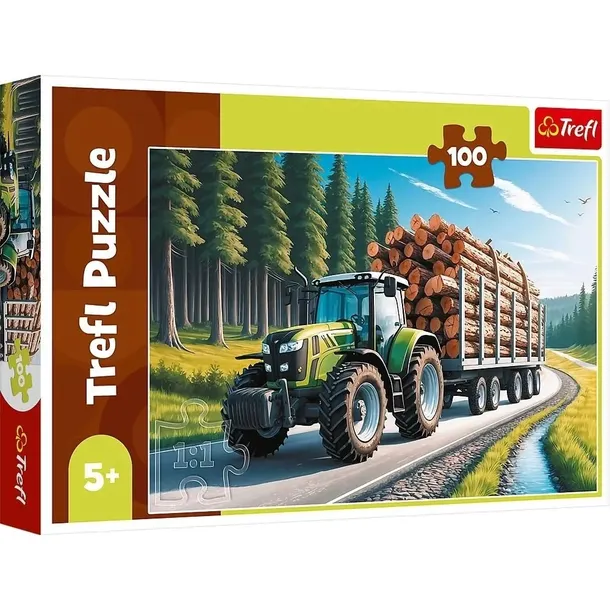 puzzel-100-ciagnik-lesny-kolekcja-100