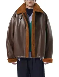 shein-ramoneska-brazowa-meska-zatrzaski-xxl-llh