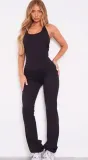 prettylittlething-top-dopasowany-czarny-32-ejt-stan-nowy