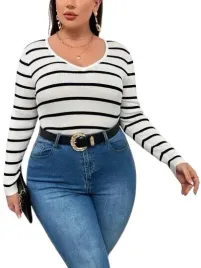 shein-sweter-plus-size-bialy-w-paski-casual-44-ljq