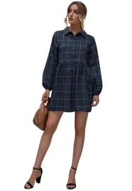 shein-sukienka-granatowa-koszulowa-mini-40-42-lhr