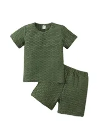shein-komplet-zielony-spodenki-i-t-shirt-104-lhm