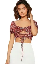 shein-top-damski-brazowy-krotki-z-wzorem-40-42-lhw