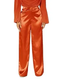 shein-pomaranczowe-spodnie-damskie-satynowe-36-lld