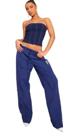 prettylittlething-top-granatowy-tuba-42-ekh