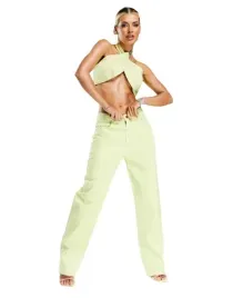 asyou-jeansy-damskie-zielone-klasyk-28-32-dun