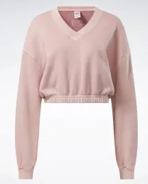 reebok-bluza-bawelniana-damska-rozowa-krotka-m-0a9a4-a-tla