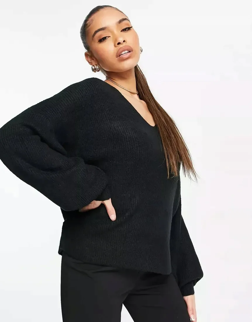 threadbare-sweter-damski-czarny-prosty-42-m7h