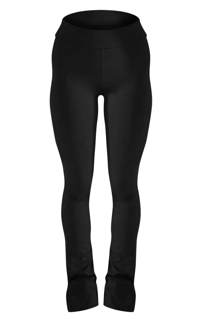 prettylittlething-spodnie-proste-czarne-38-ejt-stan-nowy